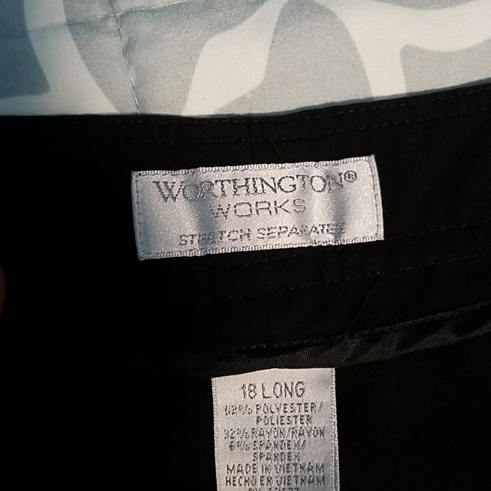 Worthington Work black pants.